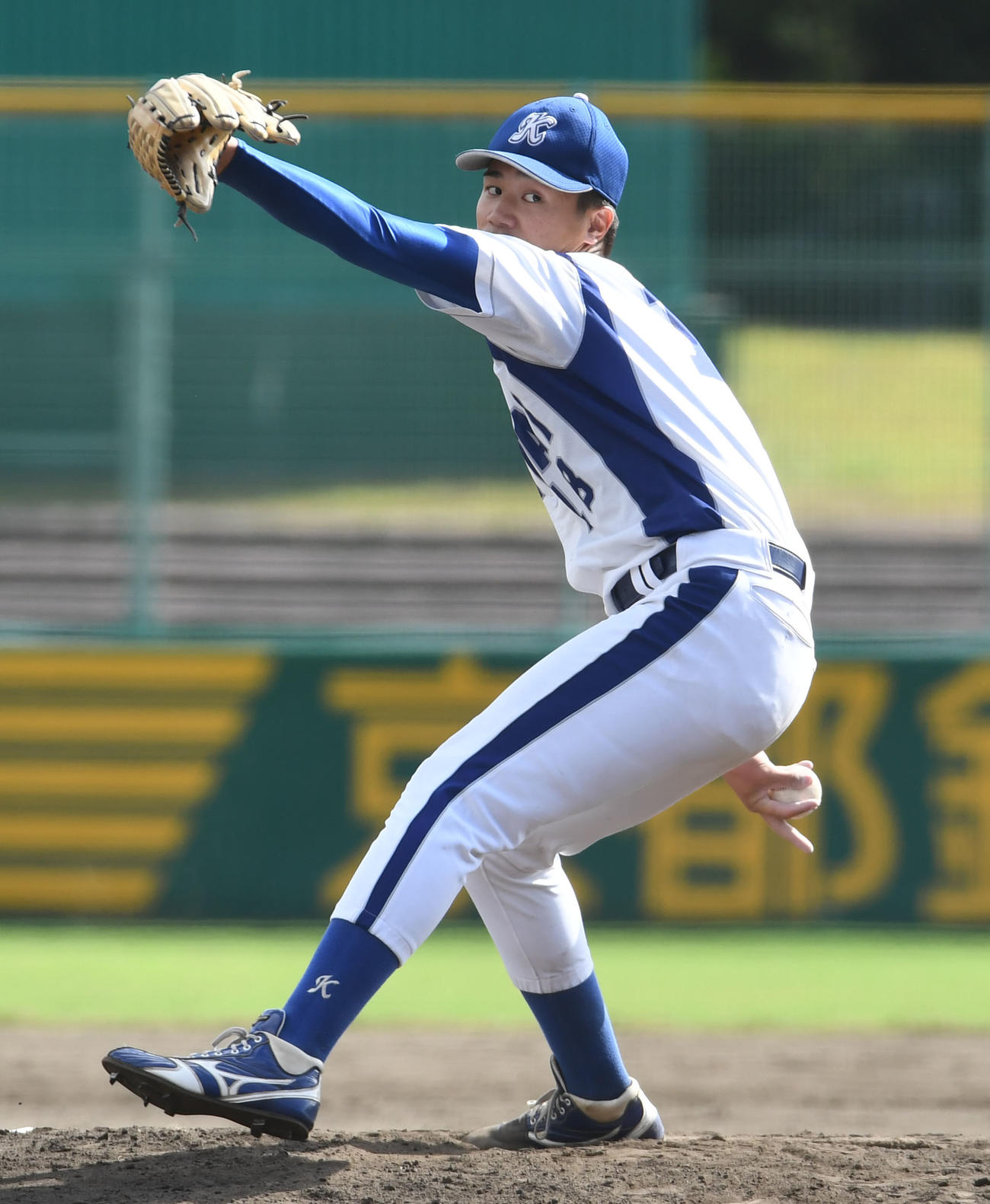大経大・才木海翔（2021年9月19日撮影）