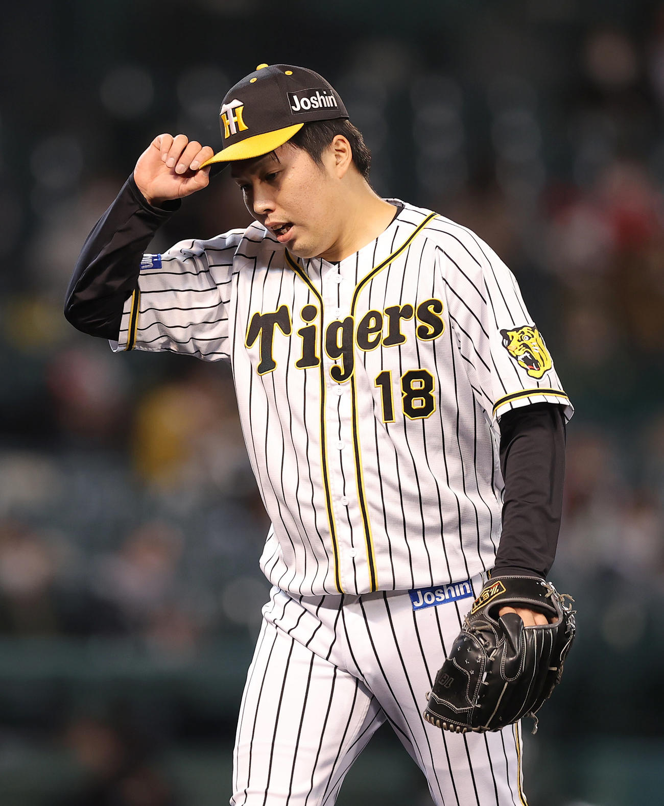 阪神馬場皐輔（2021年10月26日撮影）
