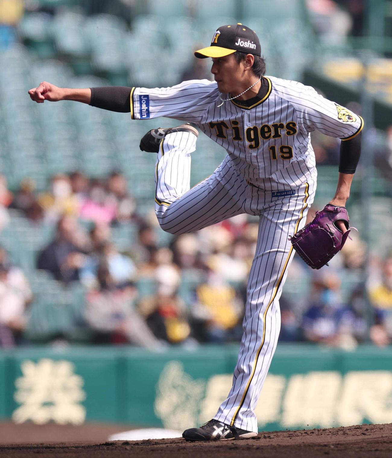 阪神対中日　阪神先発の藤浪（撮影・上田博志）
