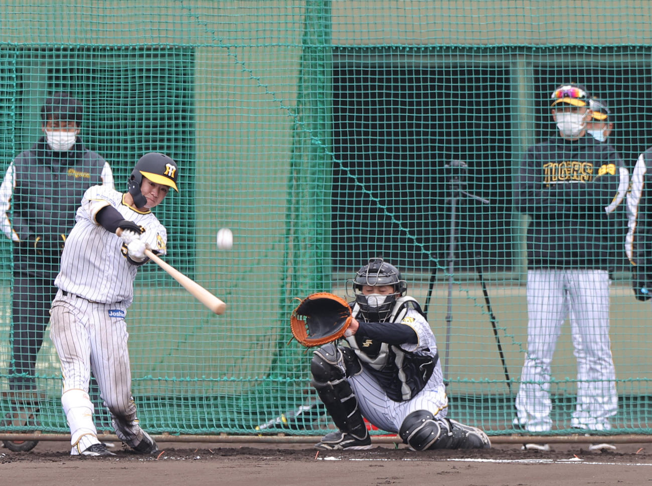 阪神中野拓夢（2022年3月9日撮影）