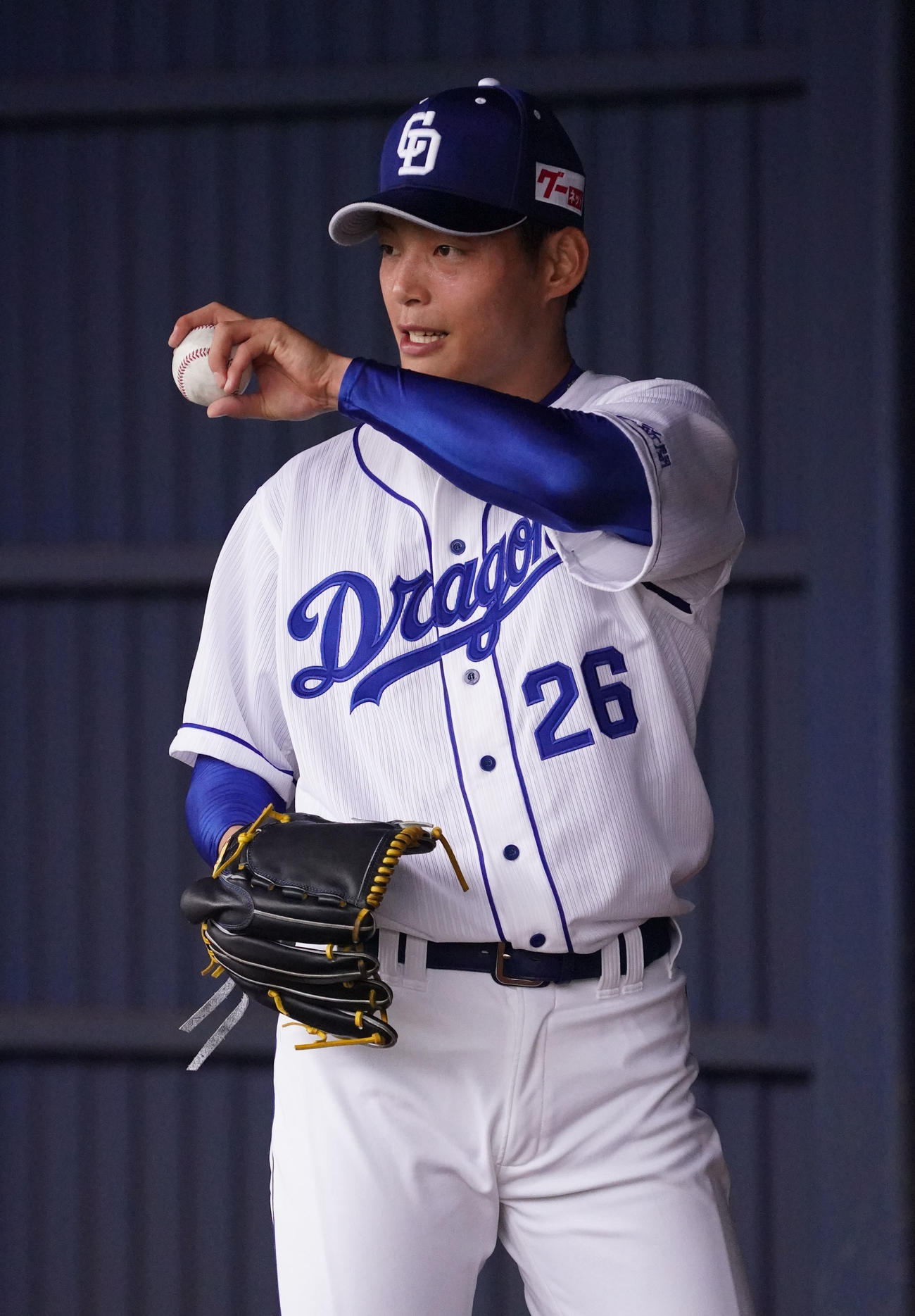 中日石森大誠（2022年2月2日撮影）