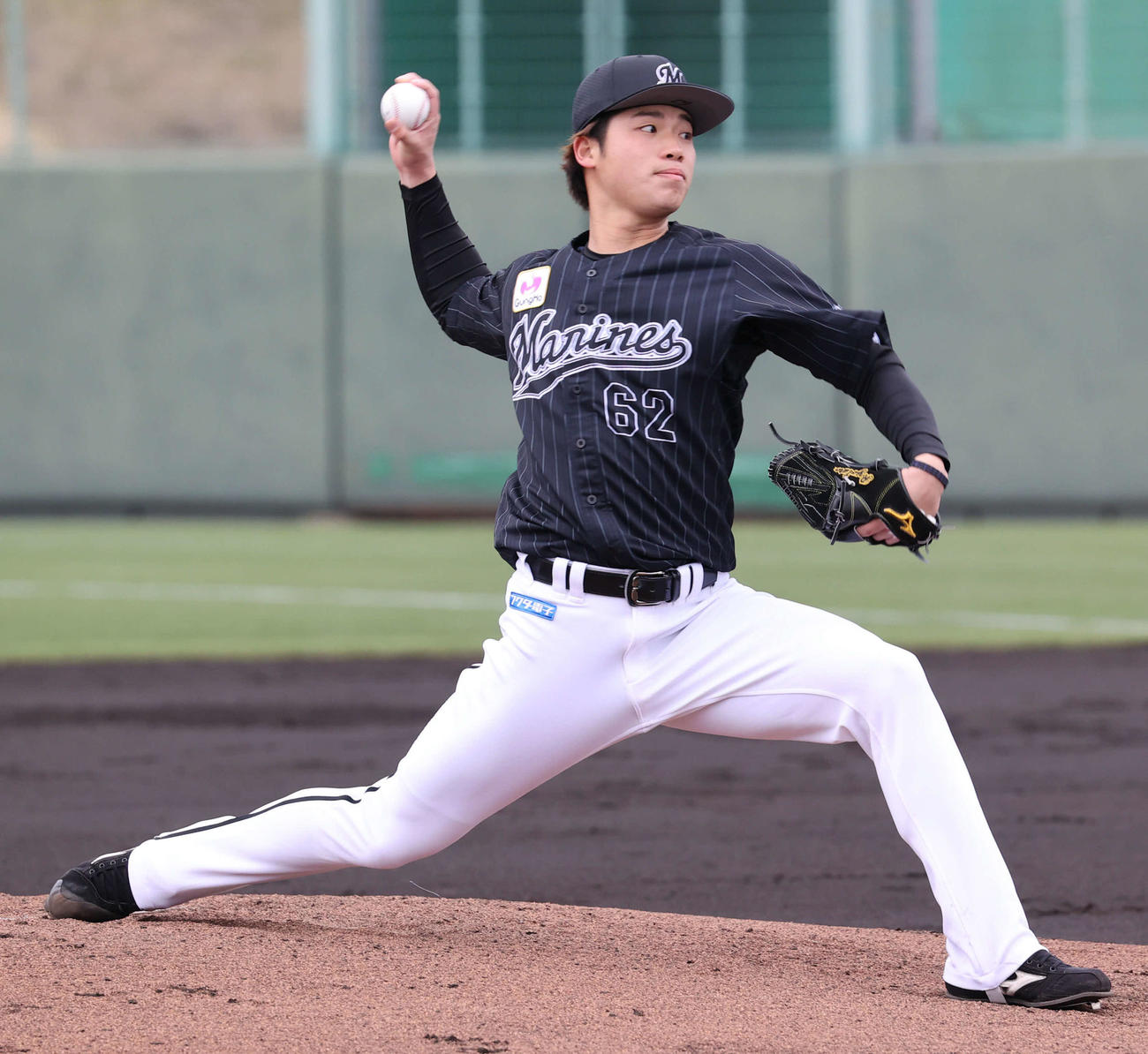 ロッテ森遼大朗（2022年2月23日撮影）