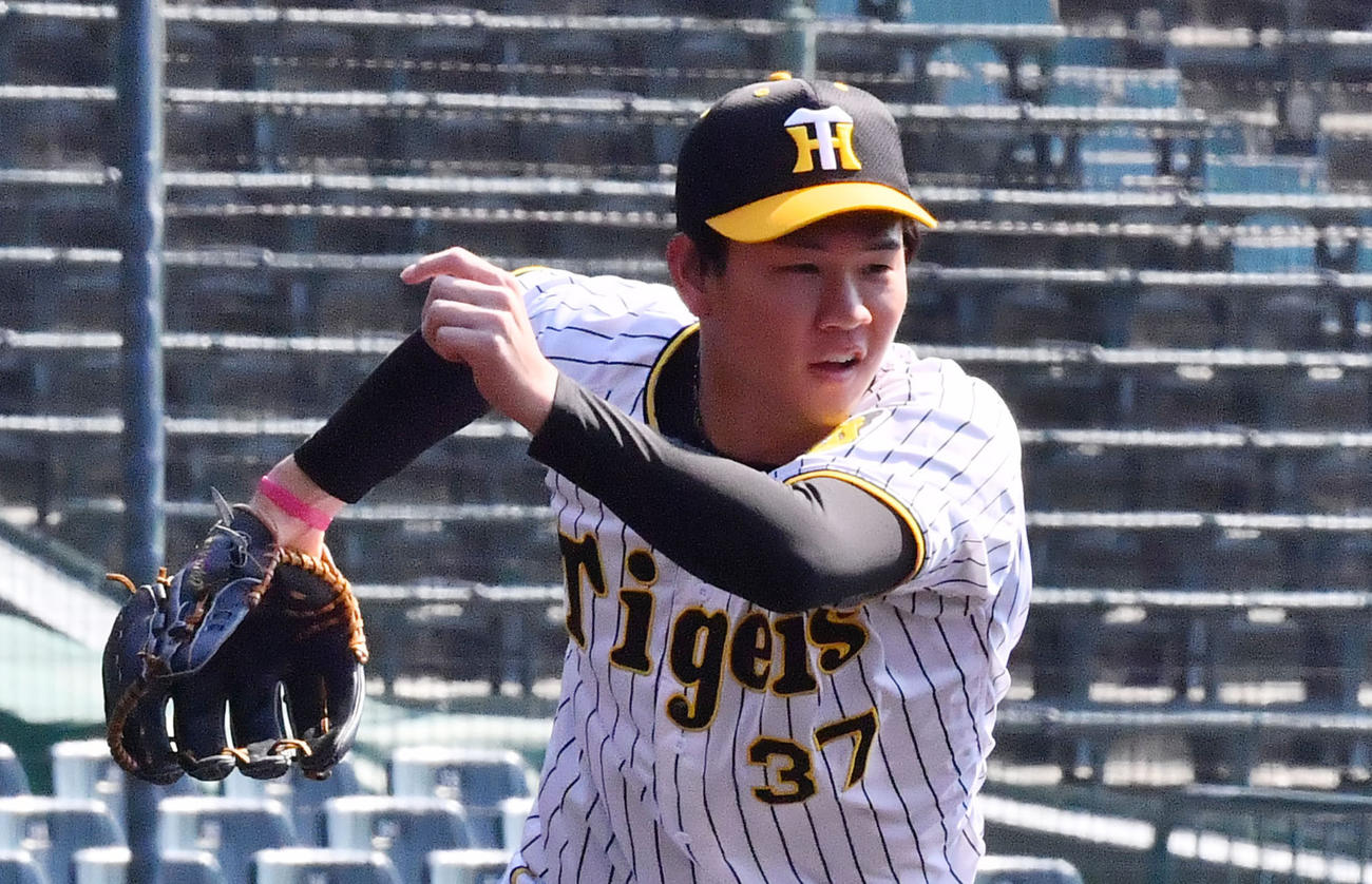 阪神及川雅貴（2021年3月3日撮影）