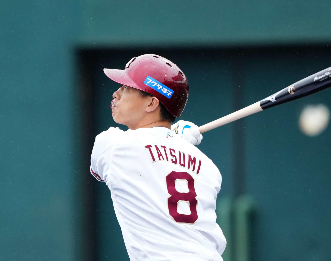 楽天辰己涼介（2022年2月17日撮影）