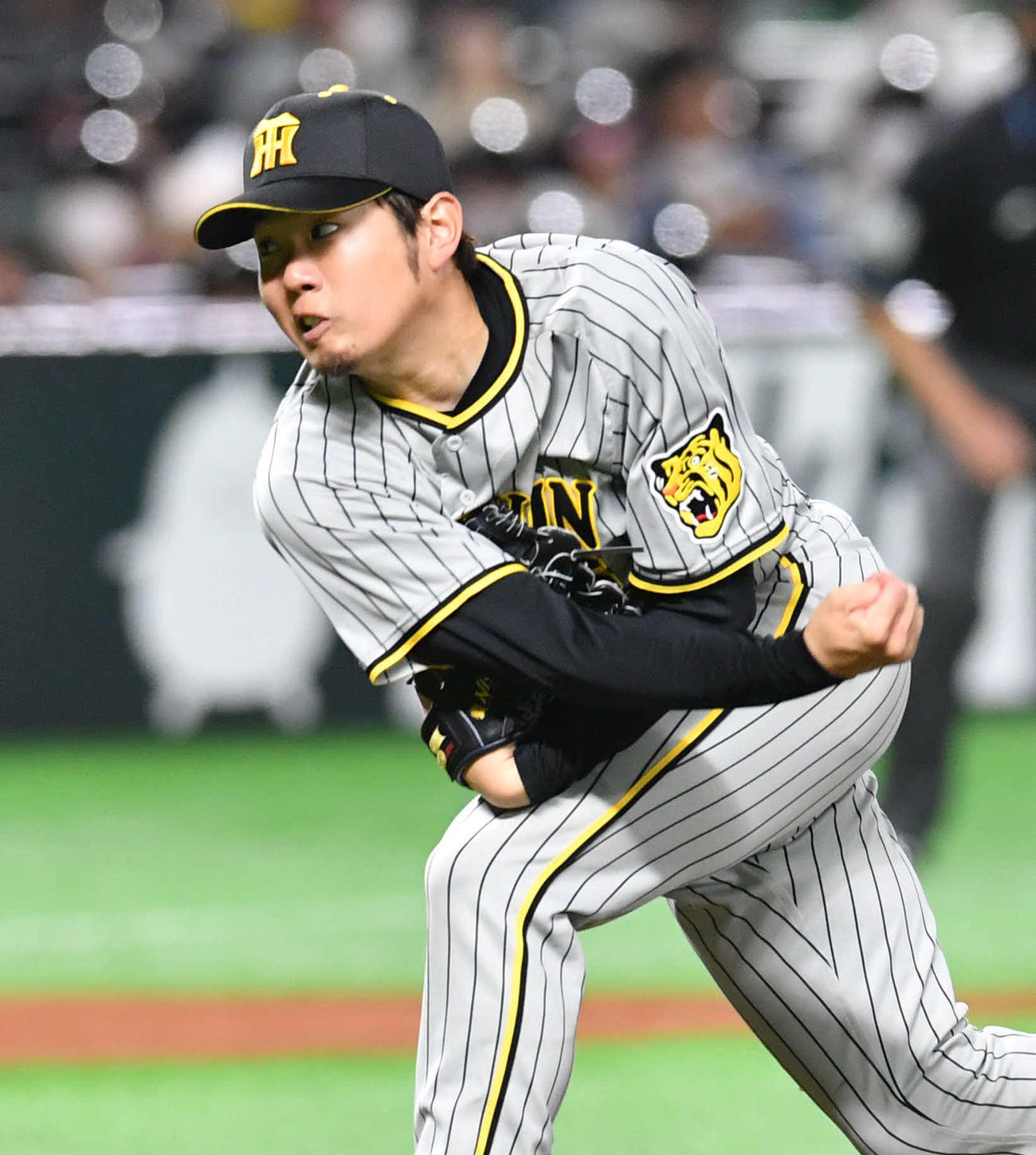 ソフトバンク対阪神　阪神先発の西勇輝（撮影・岩下翔太）
