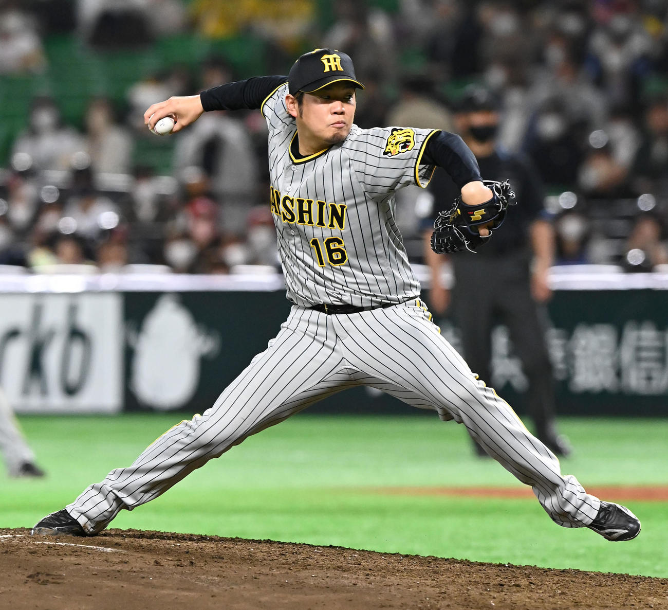 ソフトバンク対阪神　阪神先発の西勇輝（撮影・前岡正明）