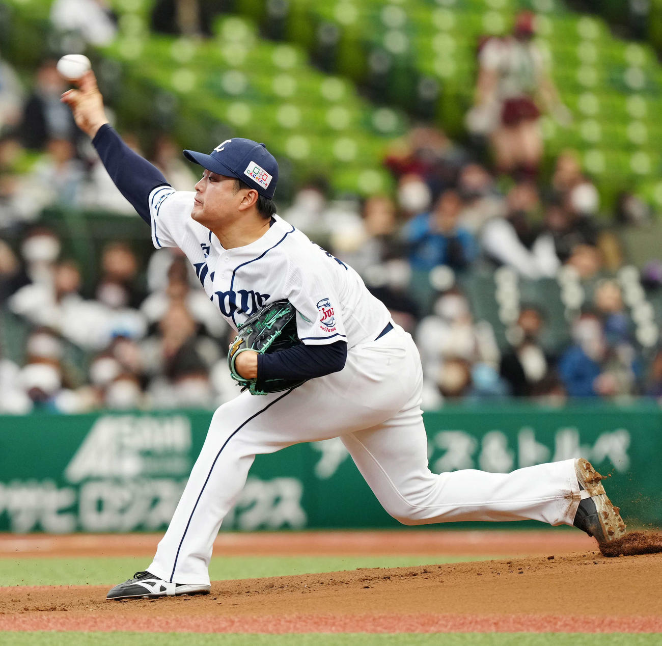 西武対日本ハム　西武先発の松本（撮影・江口和貴）