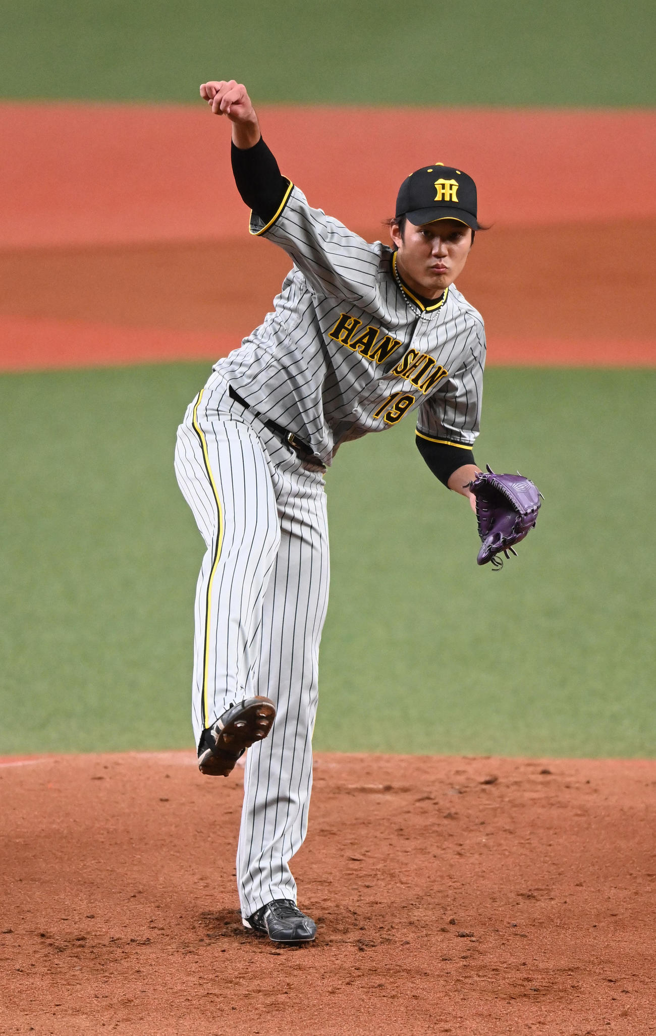 オリックス対阪神　阪神先発の藤浪（撮影・前岡正明）