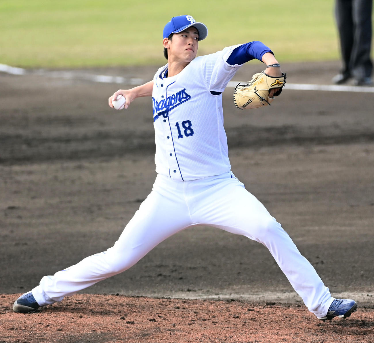 中日梅津晃大（2022年2月11日）