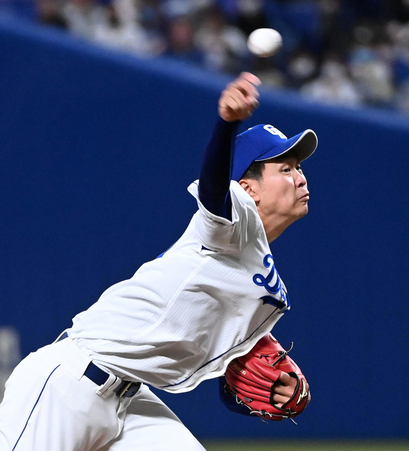 中日対ロッテ　中日先発の高橋宏（撮影・前岡正明）