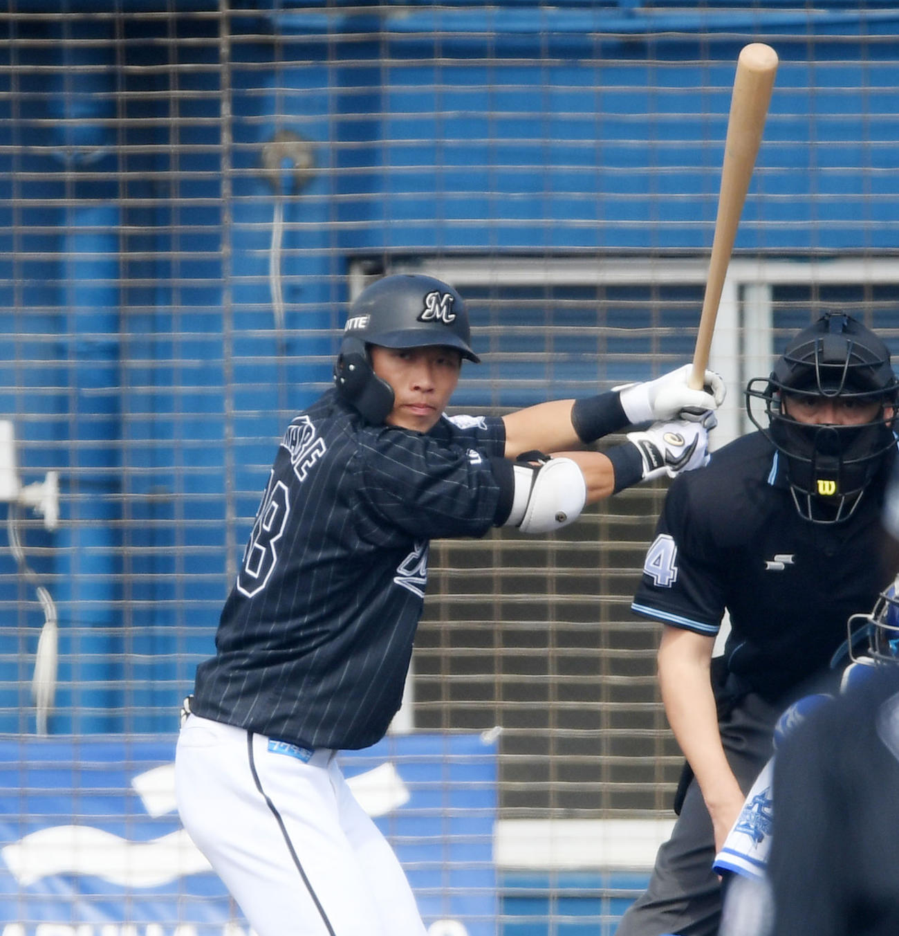 ロッテ高部瑛斗（2021年2月21日撮影）