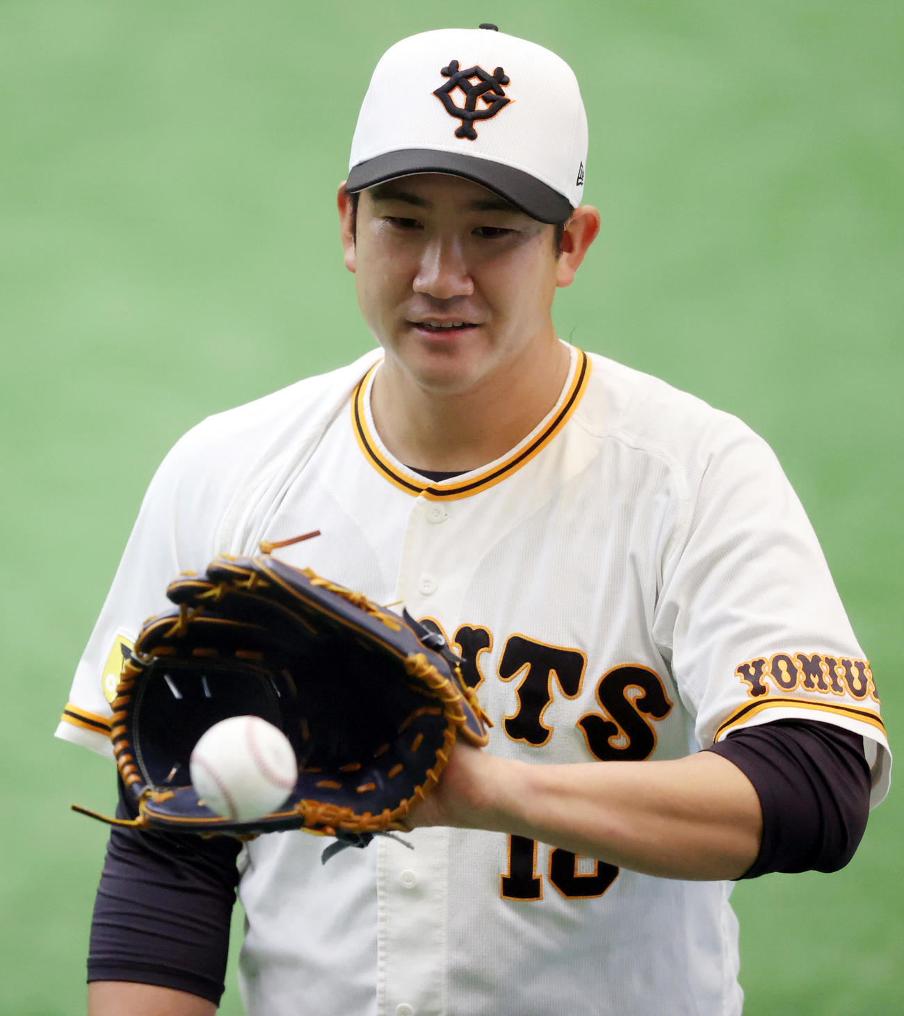 巨人菅野智之（2022年3月17日撮影）