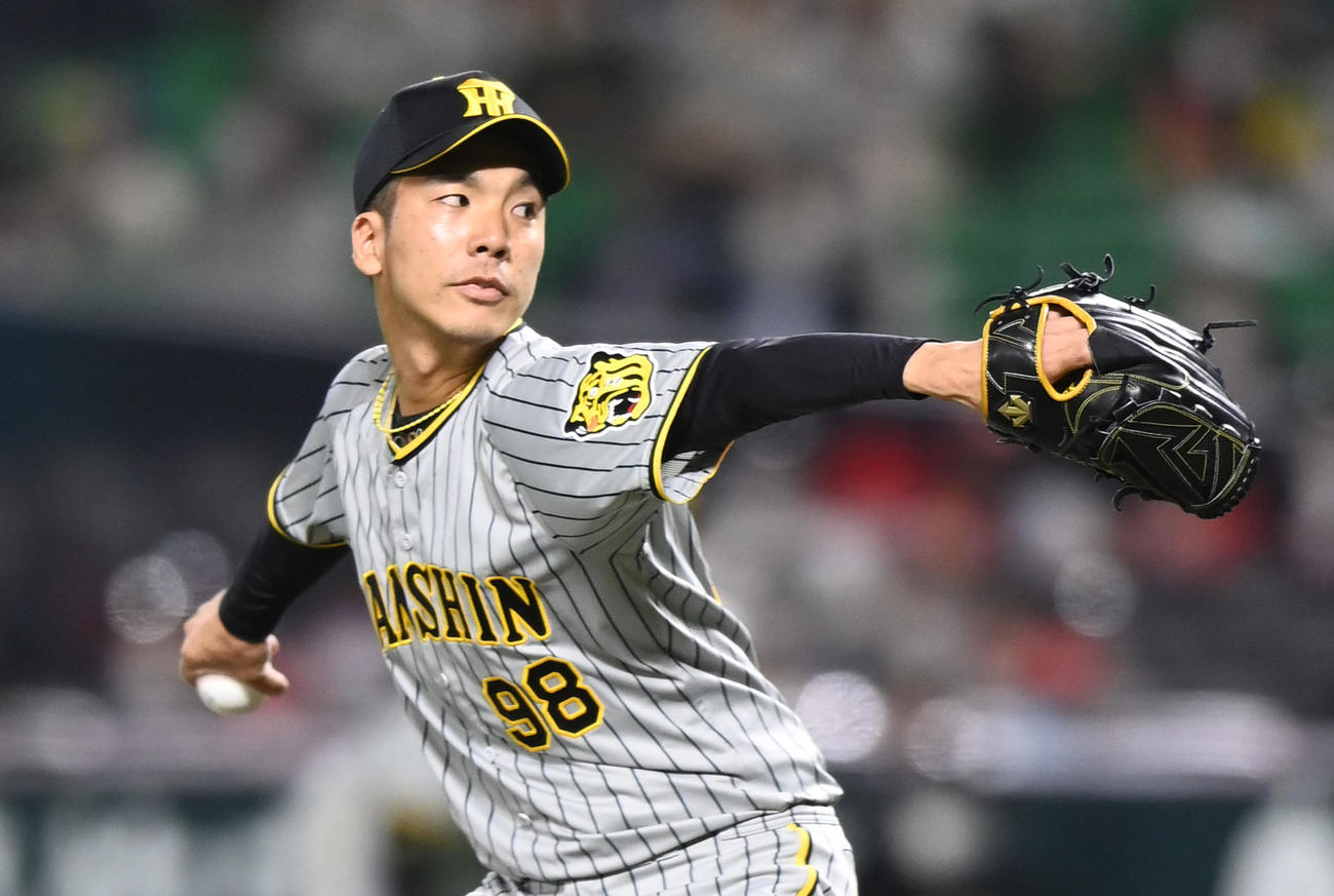 阪神小野泰己（2022年3月16日撮影）