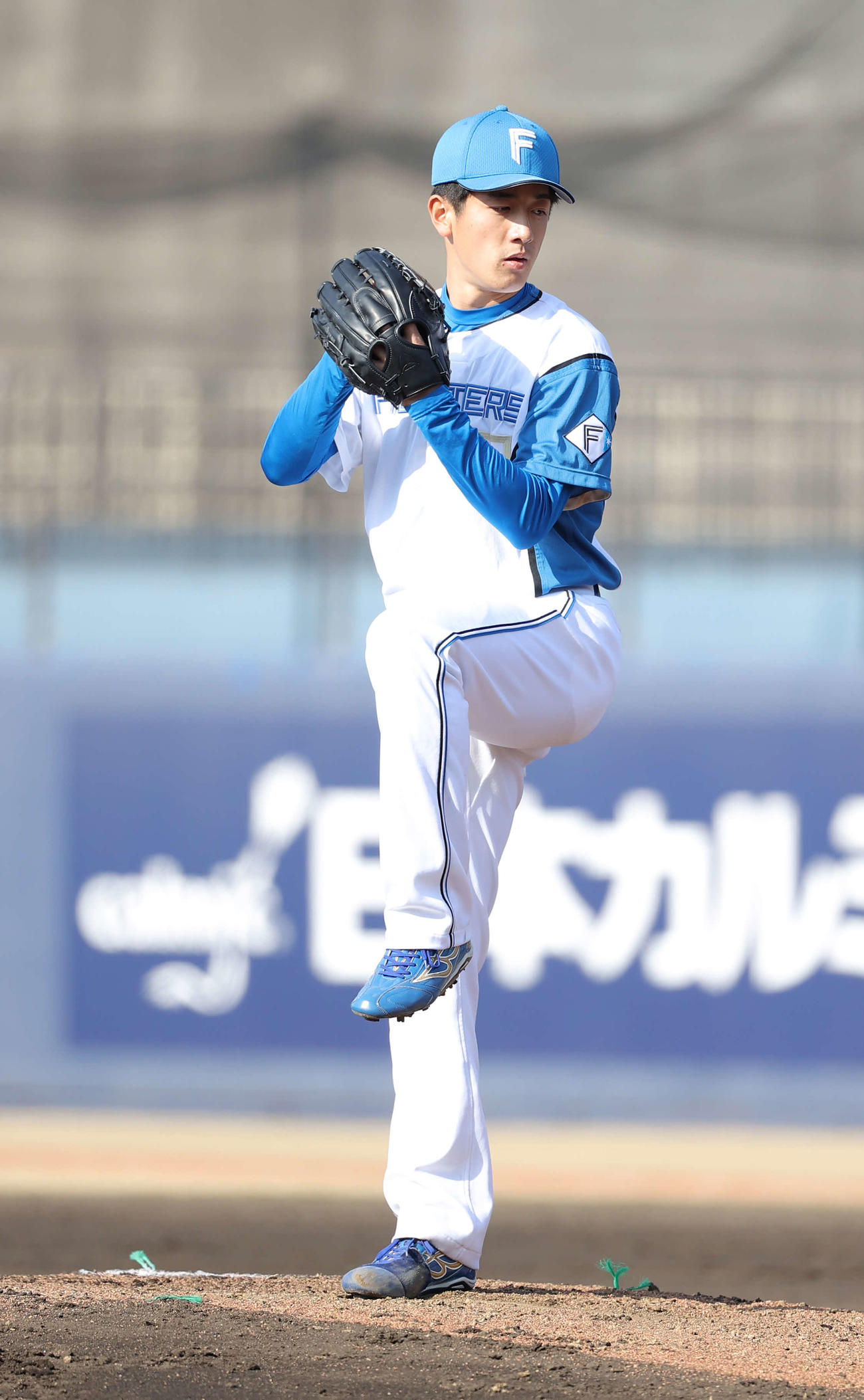 日本ハム北山亘基（2022年3月9日撮影）