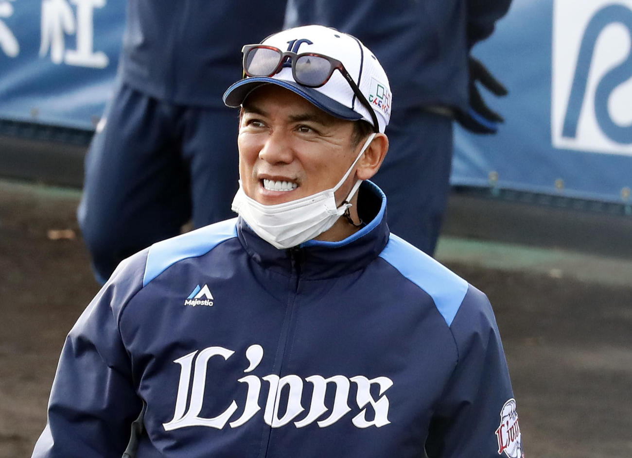 西武松井稼頭央ヘッドコーチ（2022年2月1日撮影）