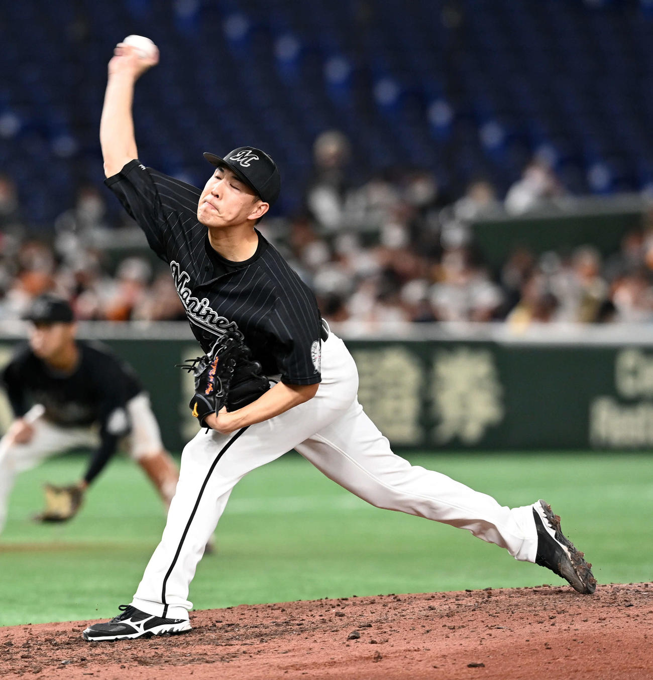 ロッテ西野（2022年3月19日撮影）