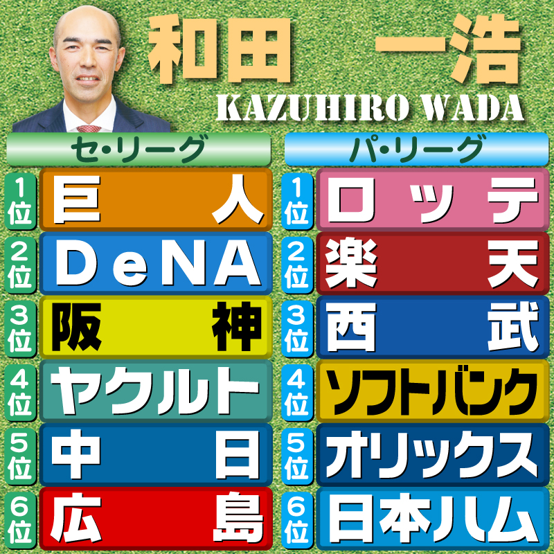 【評論家予想】和田一浩