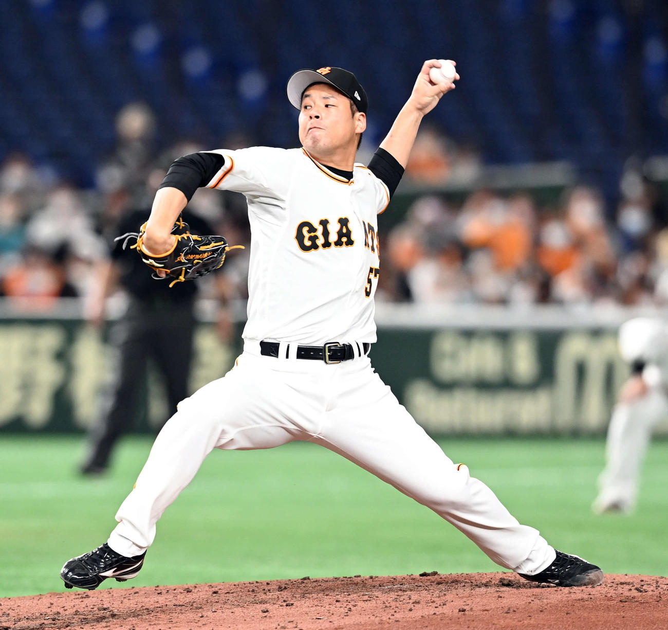 巨人高木京介＝2022年3月19日
