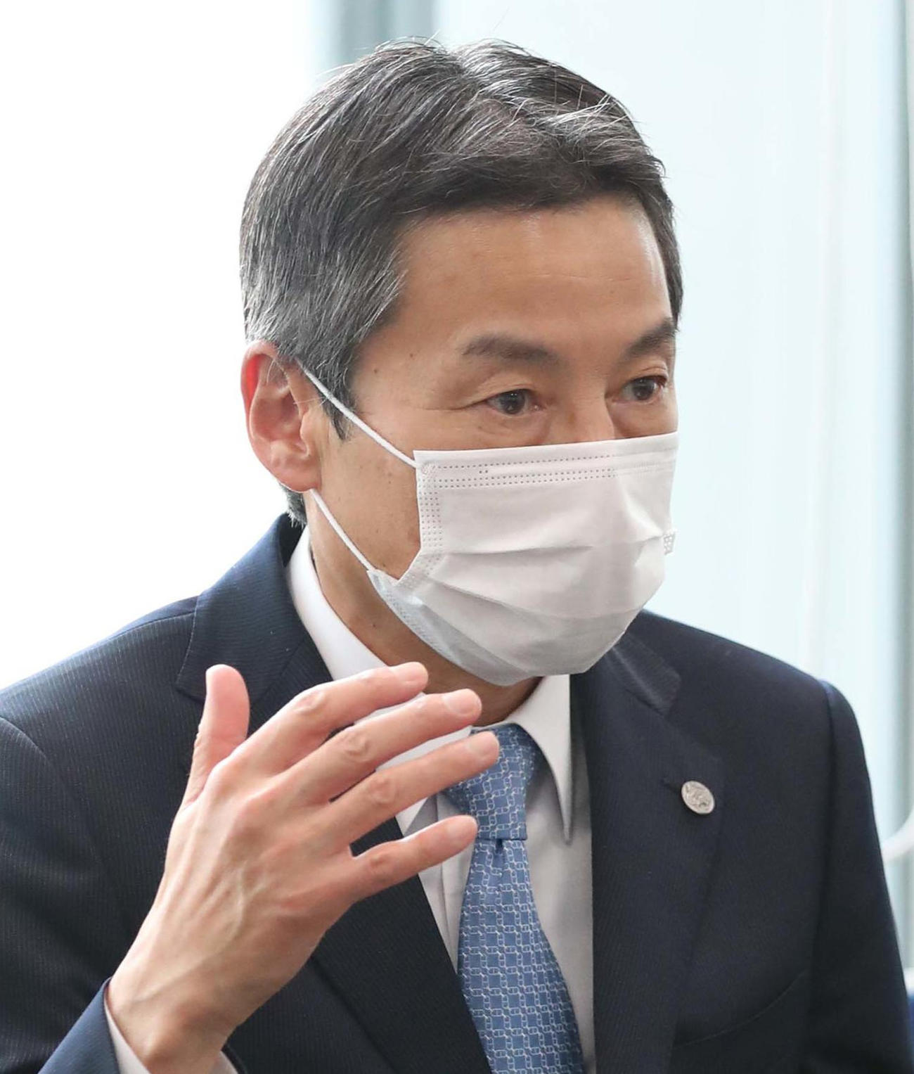 阪神タイガース百北球団社長（2022年1月6日撮影）