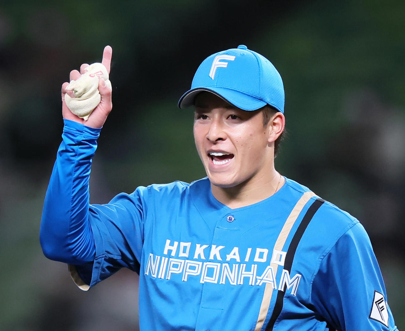 日本ハム吉田輝星（2022年3月15日撮影）