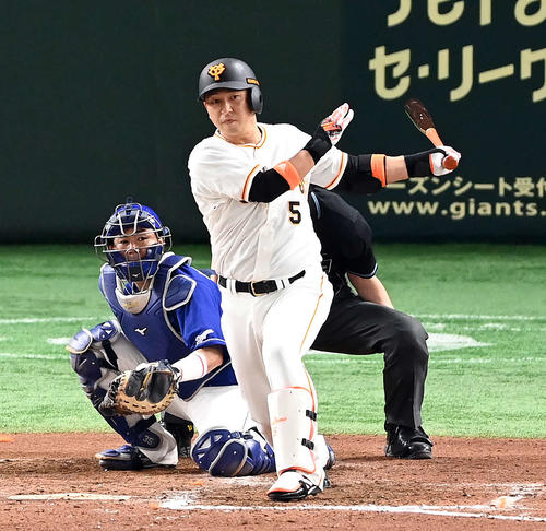 巨人】最年長の中島宏之が代打で同点打「点が入ればそれでよし」プロ