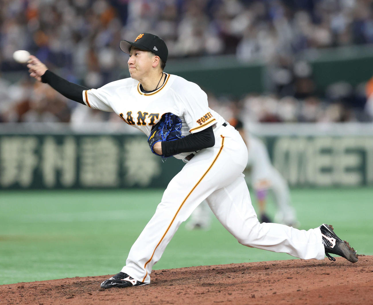 巨人対中日　最終回を締めた大勢（撮影・河田真司）