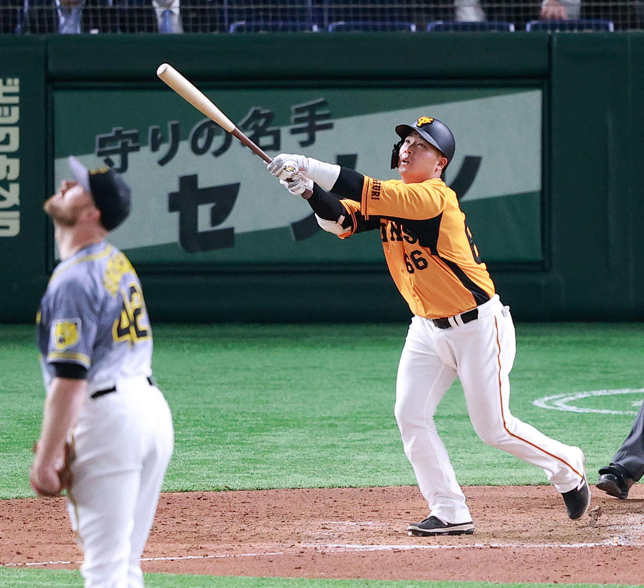 巨人香月一也（2021年4月22日撮影）
