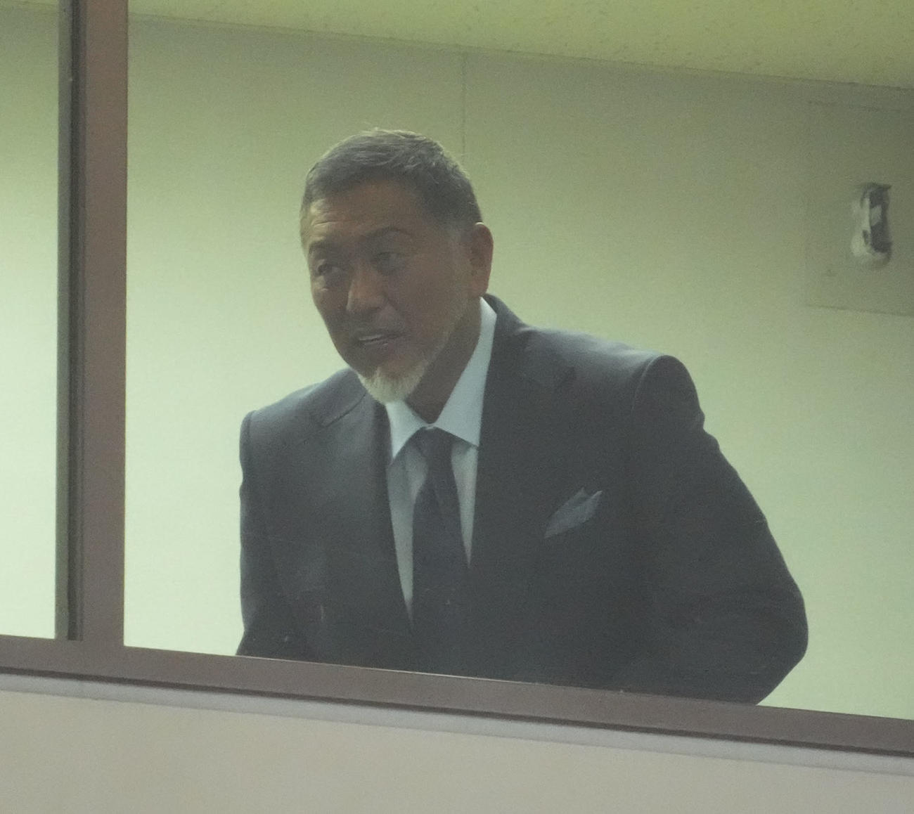 中日対DeNA　観戦に訪れた清原和博氏（撮影・森本幸一）