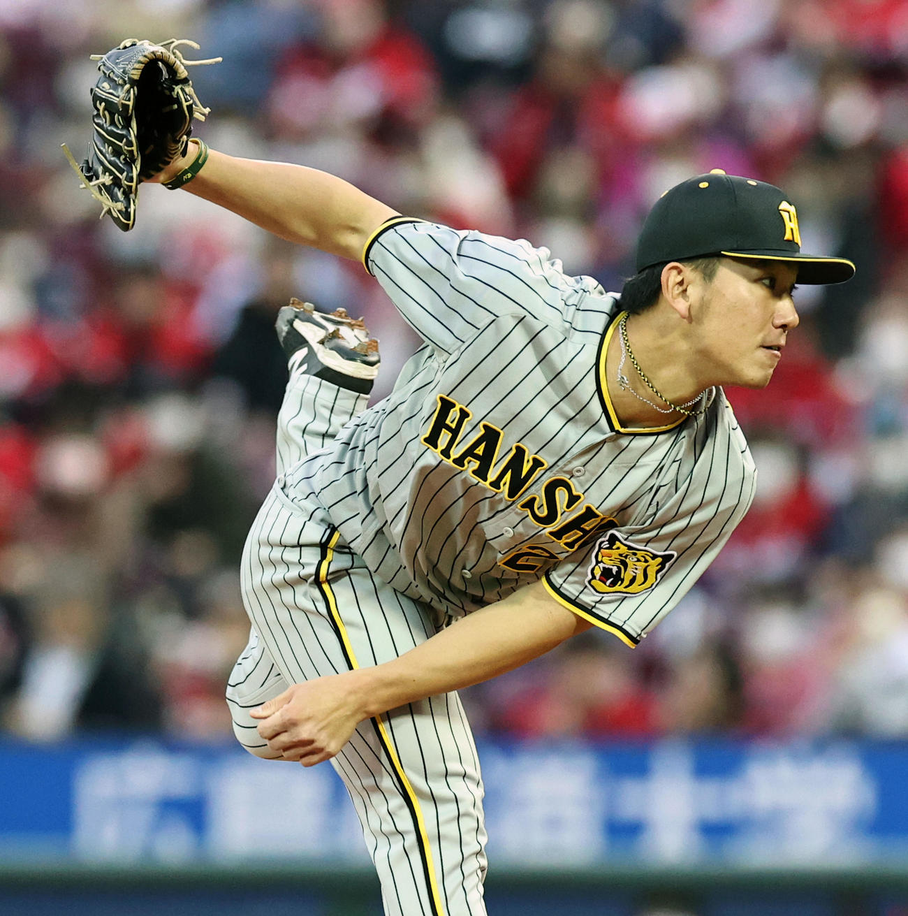 広島対阪神　広島戦に先発する伊藤将（撮影・加藤哉）