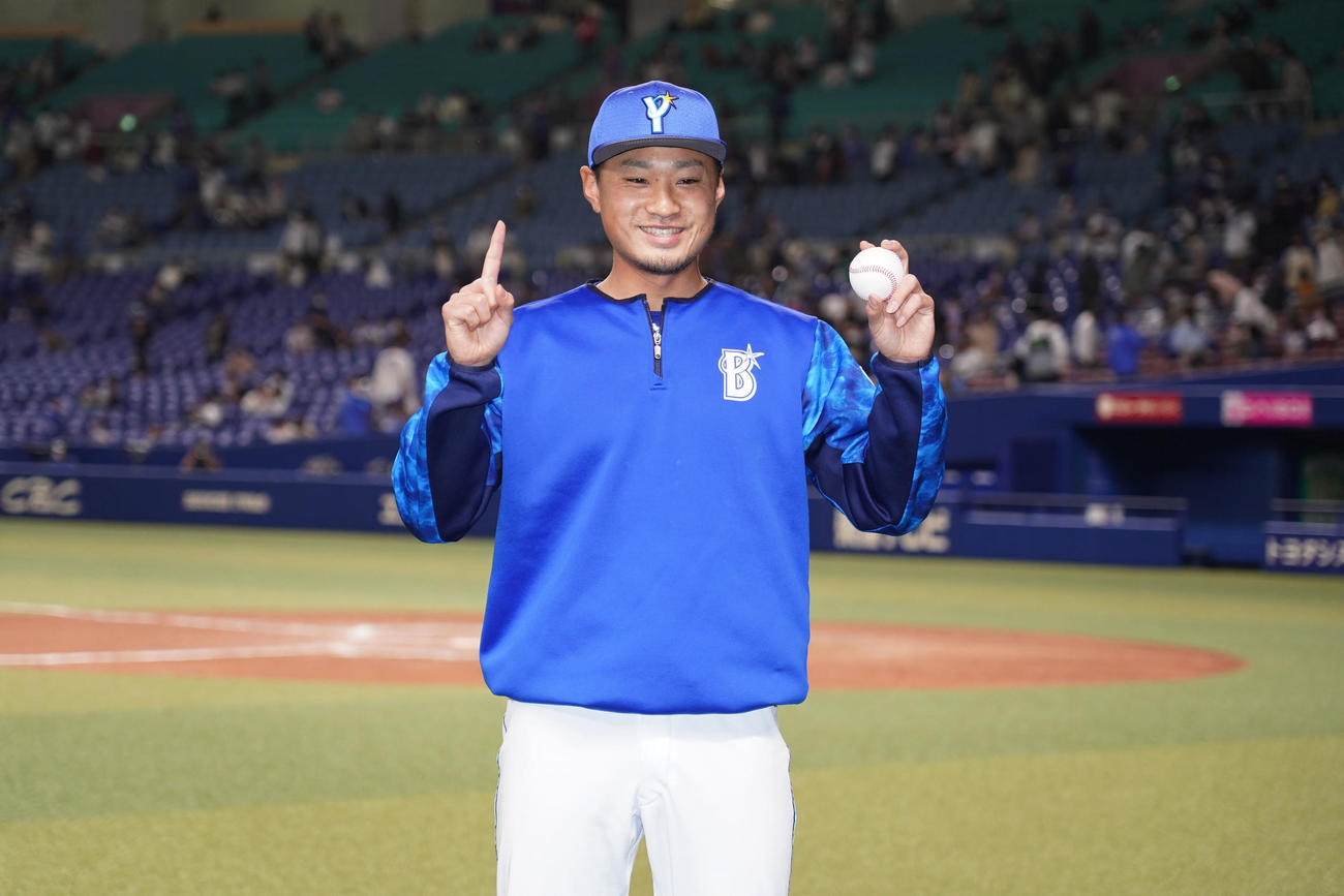 中日対DeNA　ヒーローの石田（撮影・森本幸一）