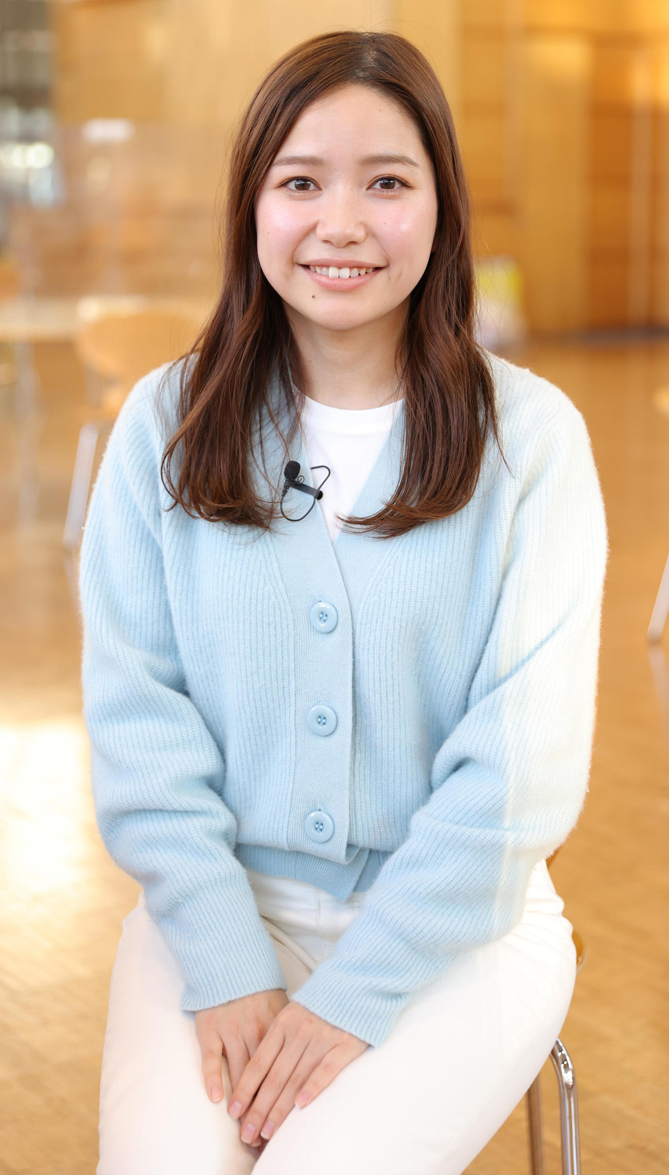 日大三野球部OBマネジャーの高橋さん（撮影・青山麻美）