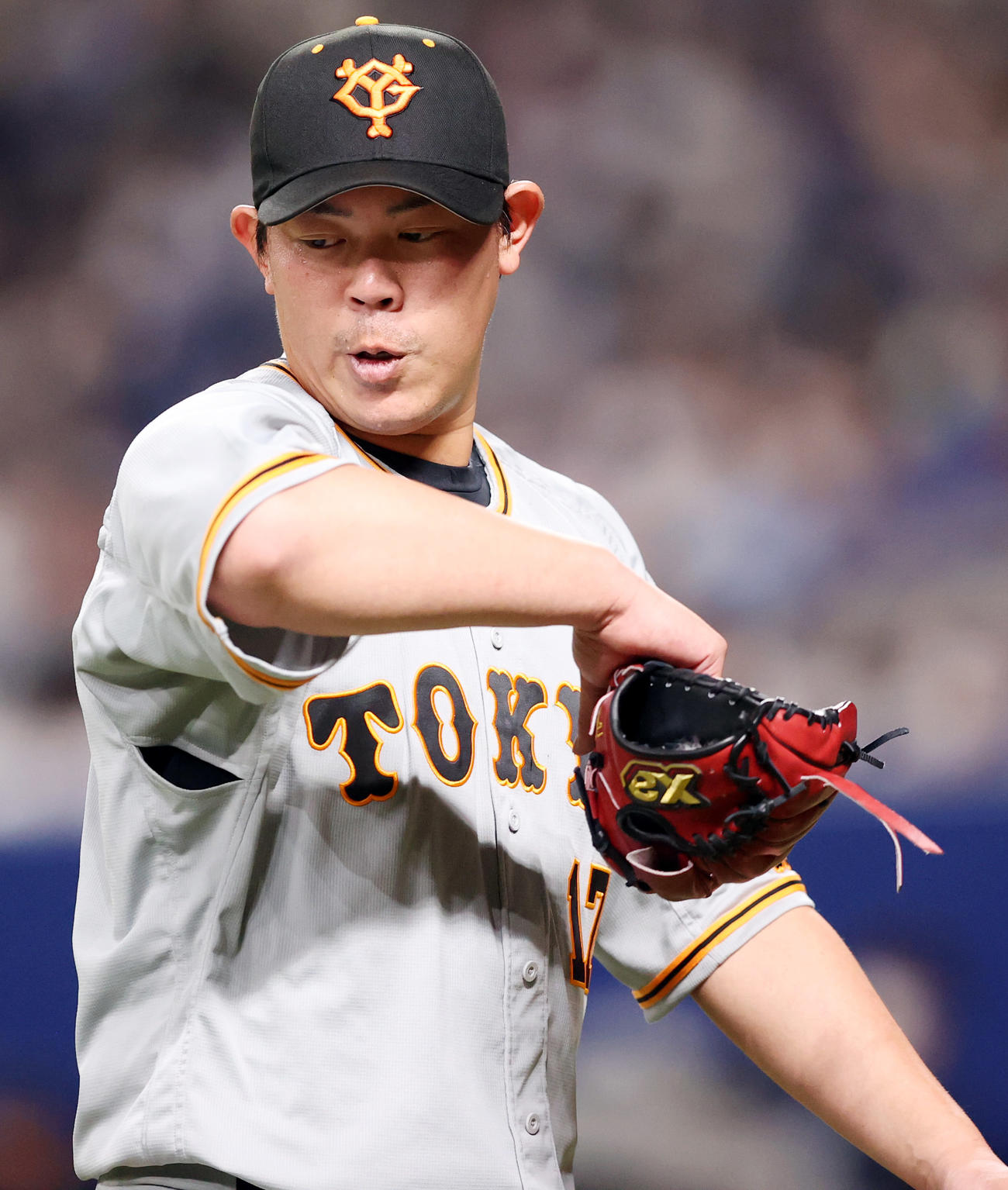 巨人の山口俊（22年３月15日撮影）