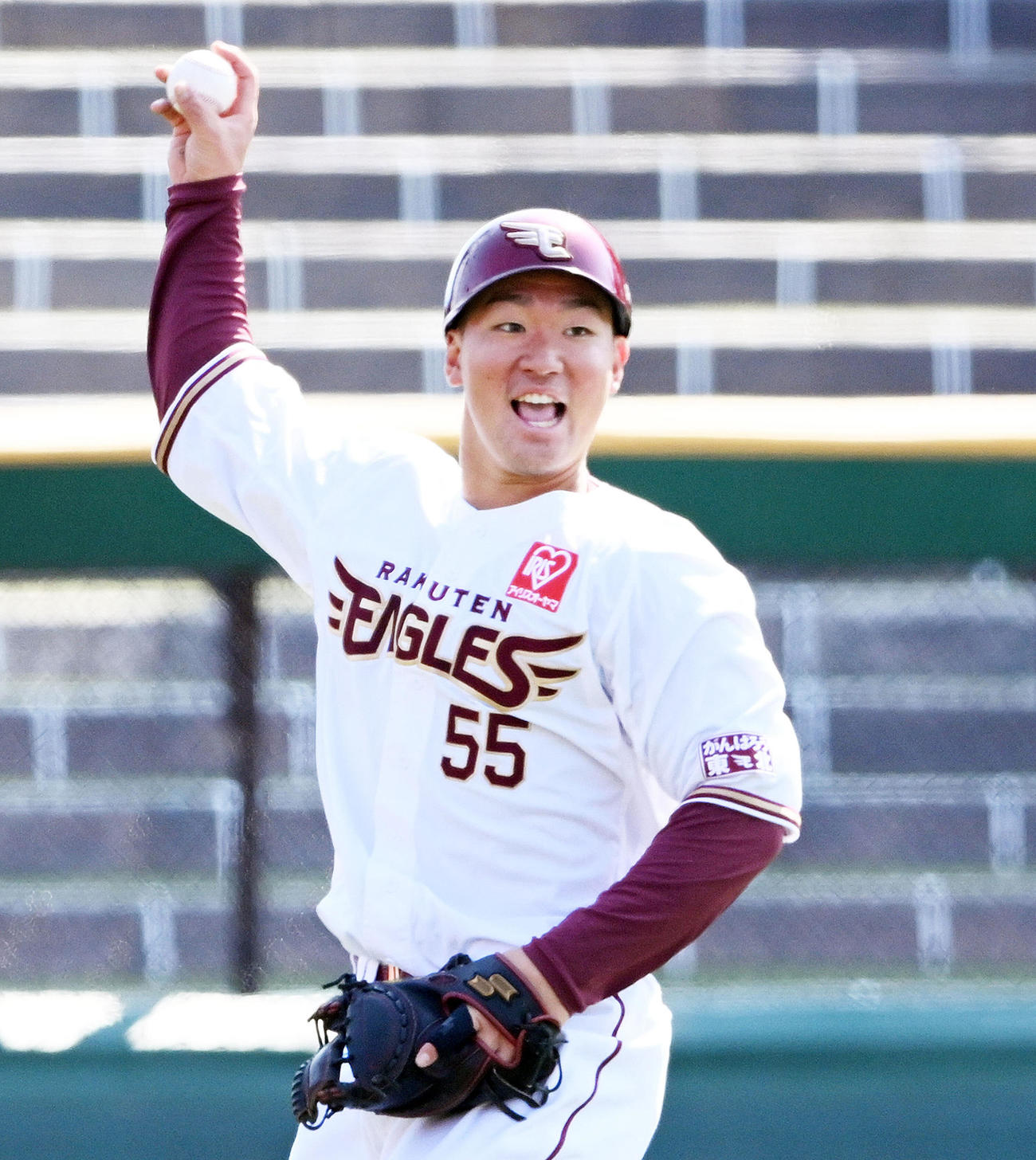 楽天安田悠馬（2022年3月24日撮影）