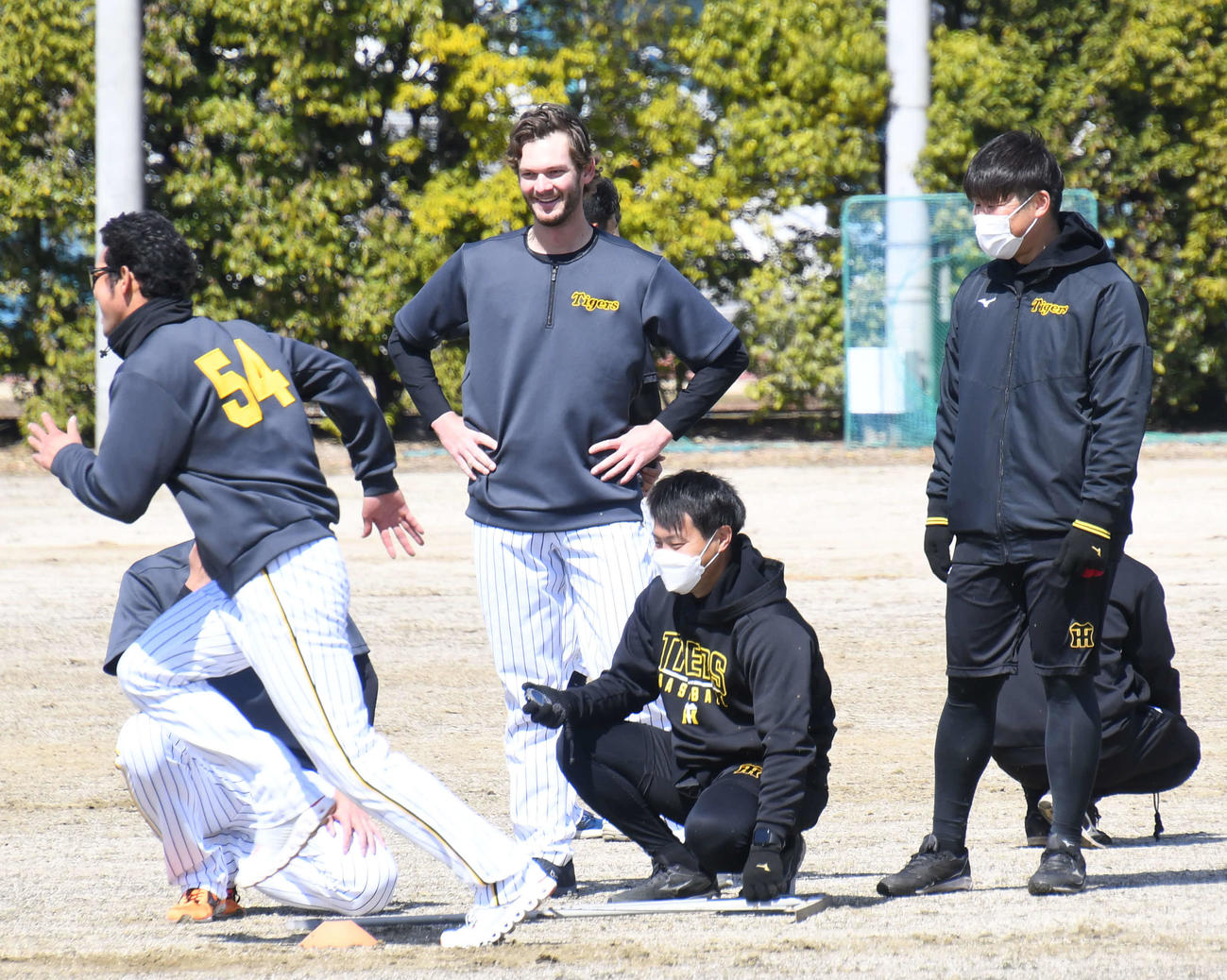 2軍練習に合流した阪神ケラー（撮影・中野椋）