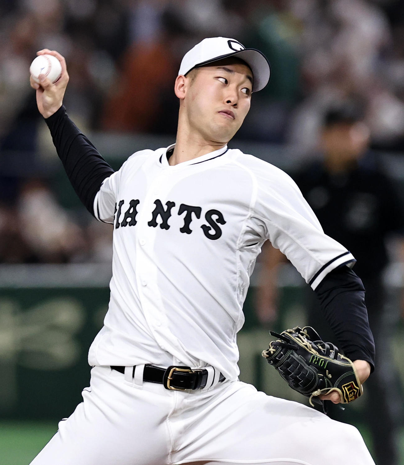 巨人対阪神　阪神戦に先発する山崎（撮影・加藤哉）