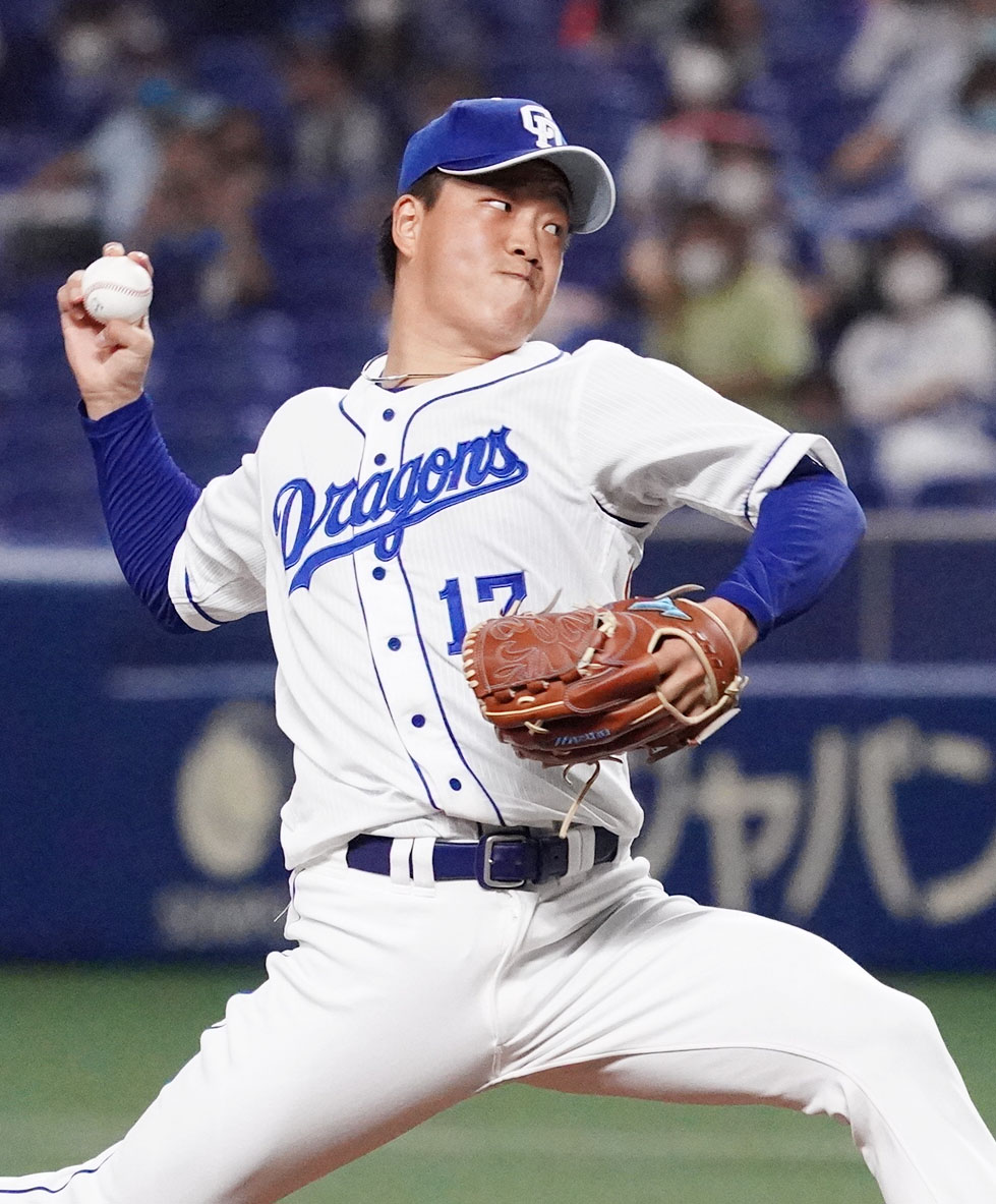 中日柳裕也（2021年10月12日）