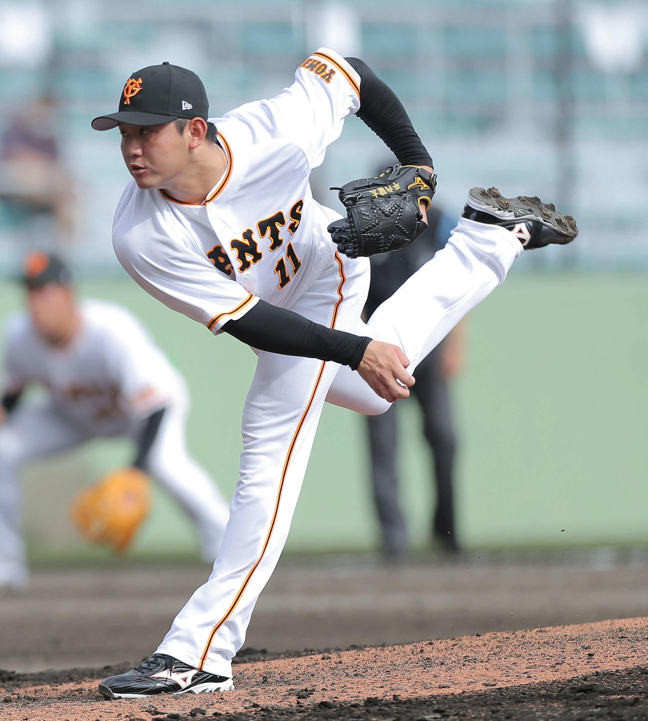 巨人平内龍太（2022年2月18日撮影）