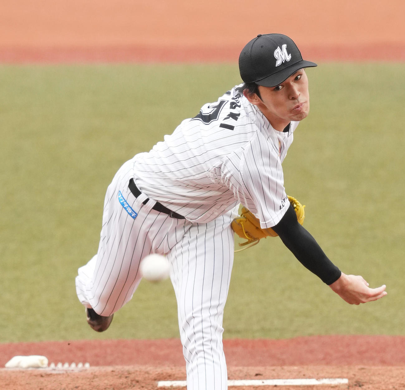 ロッテ対西武　ロッテ先発の佐々木朗（撮影・菅敏）