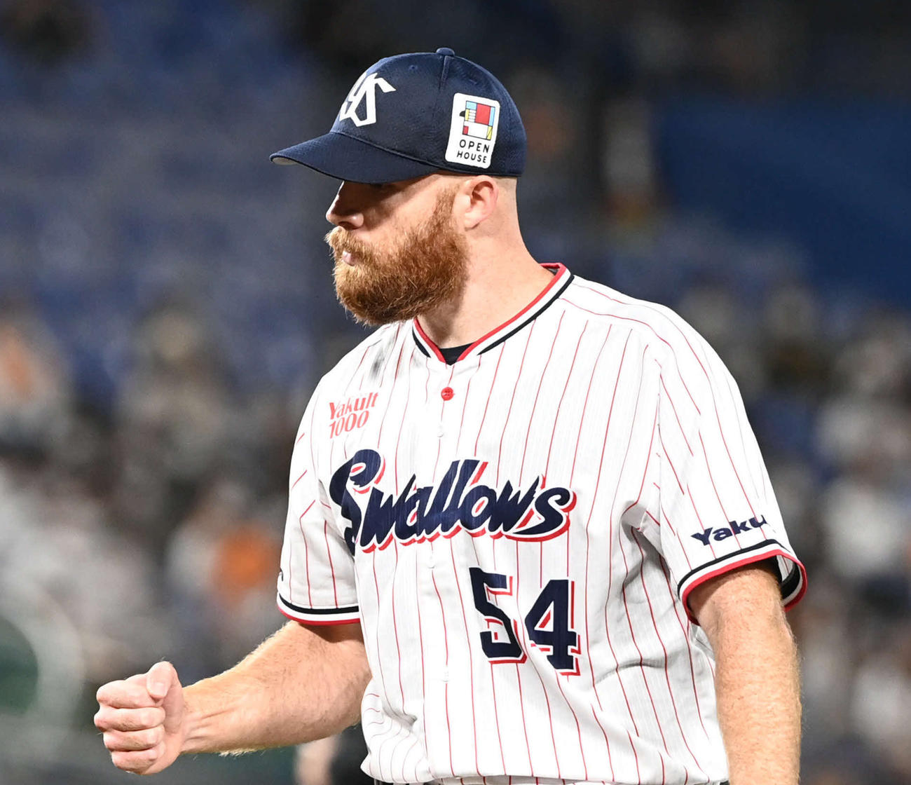ヤクルト・サイスニード（2021年10月6日撮影）
