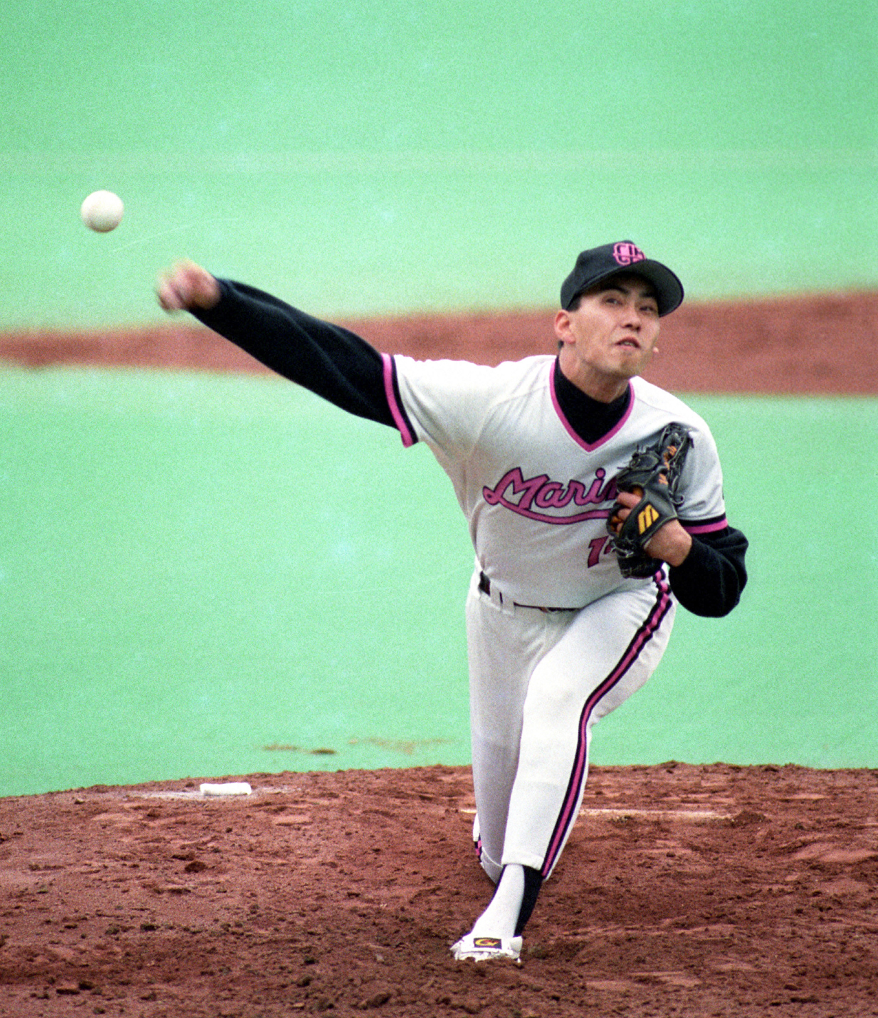 92年4月4日、千葉マリン初戦に先発したロッテ小宮山悟
