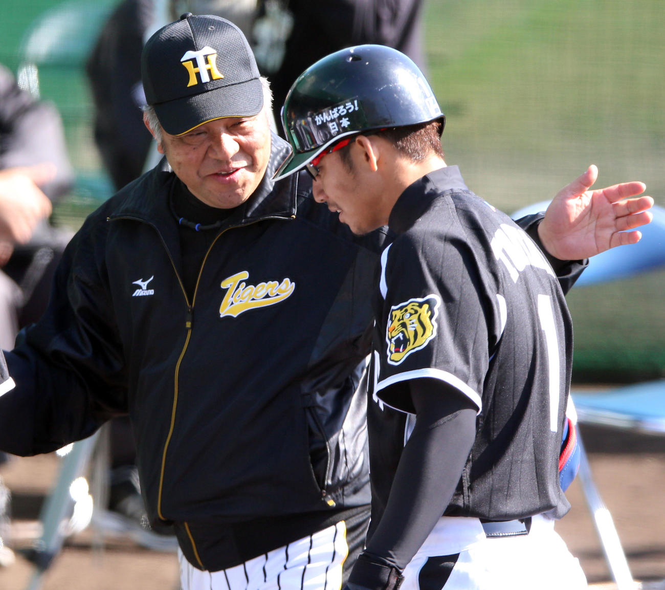 掛布雅之氏と鳥谷敬氏（2014年2月15日撮影）