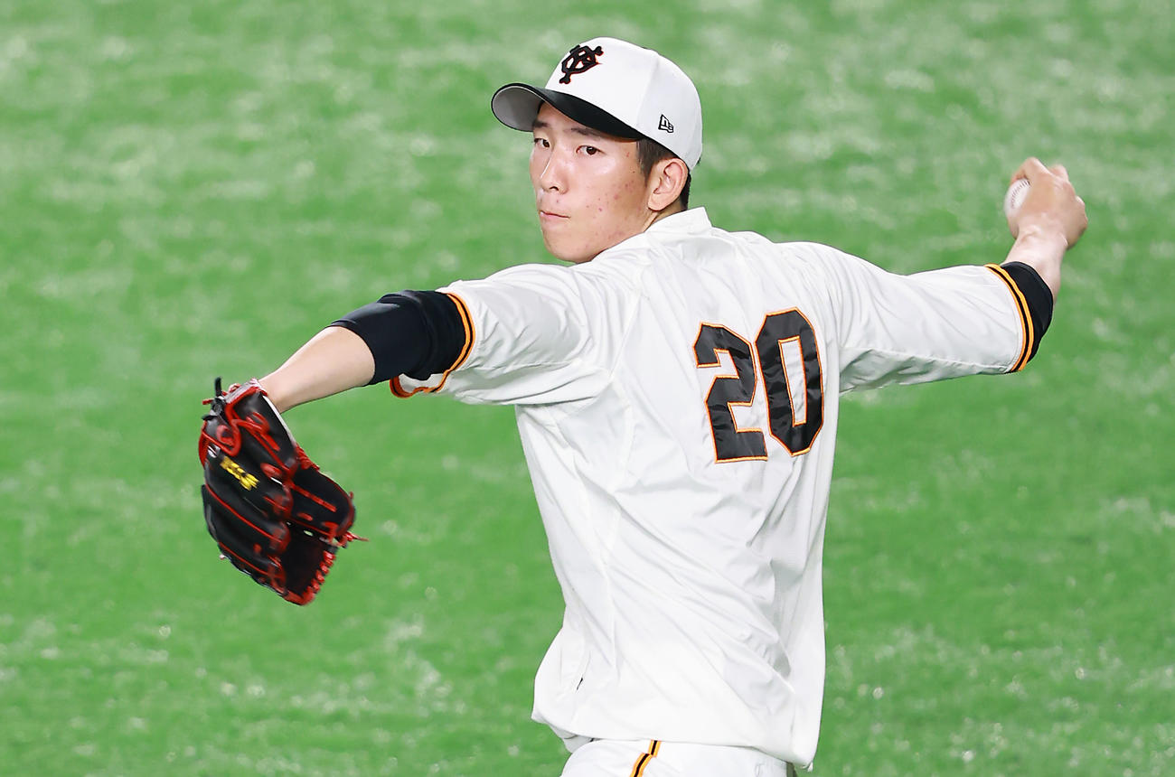 戸郷翔征（2022年4月3日撮影）