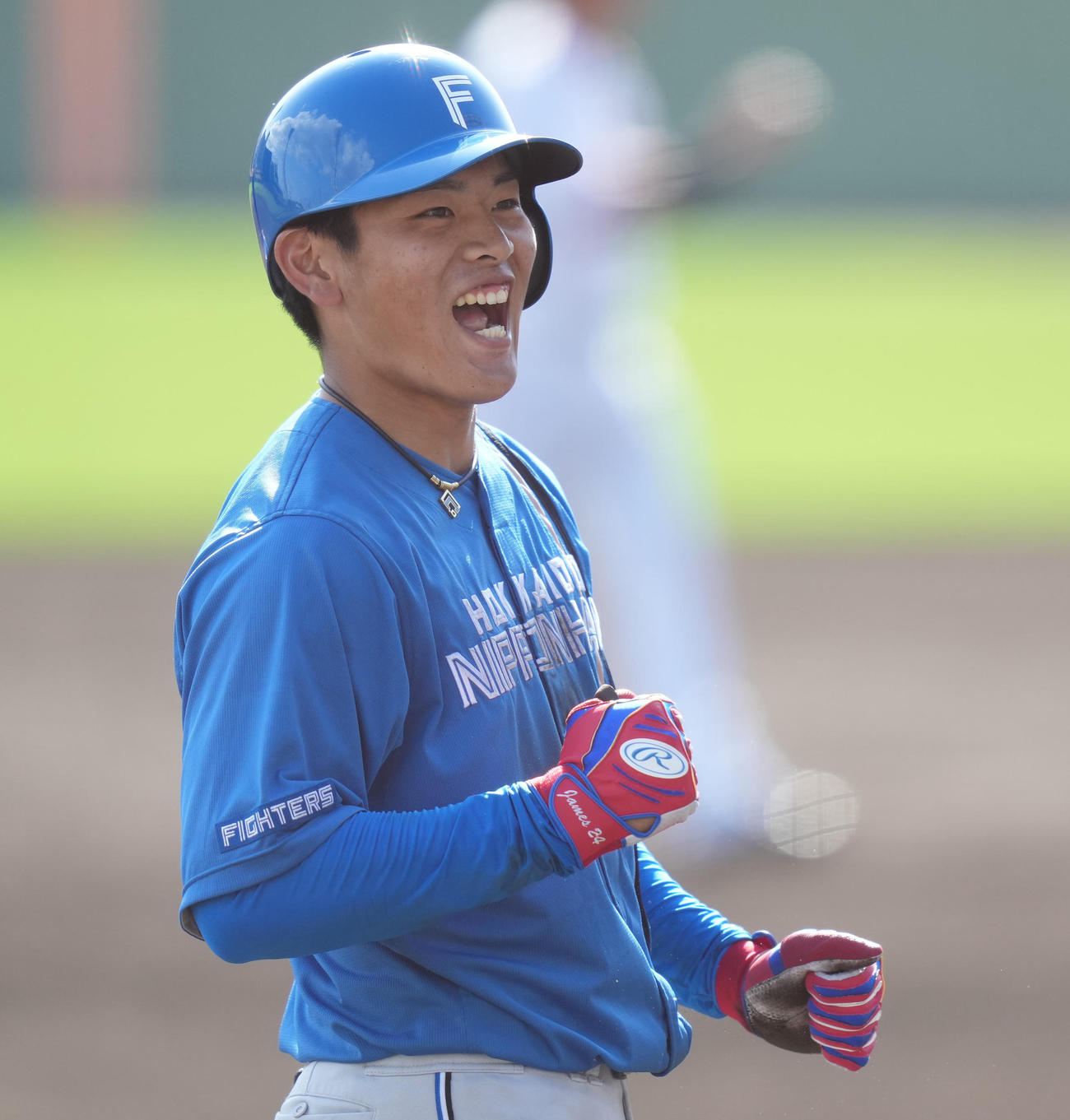 日本ハム野村佑希（2022年2月15日撮影）