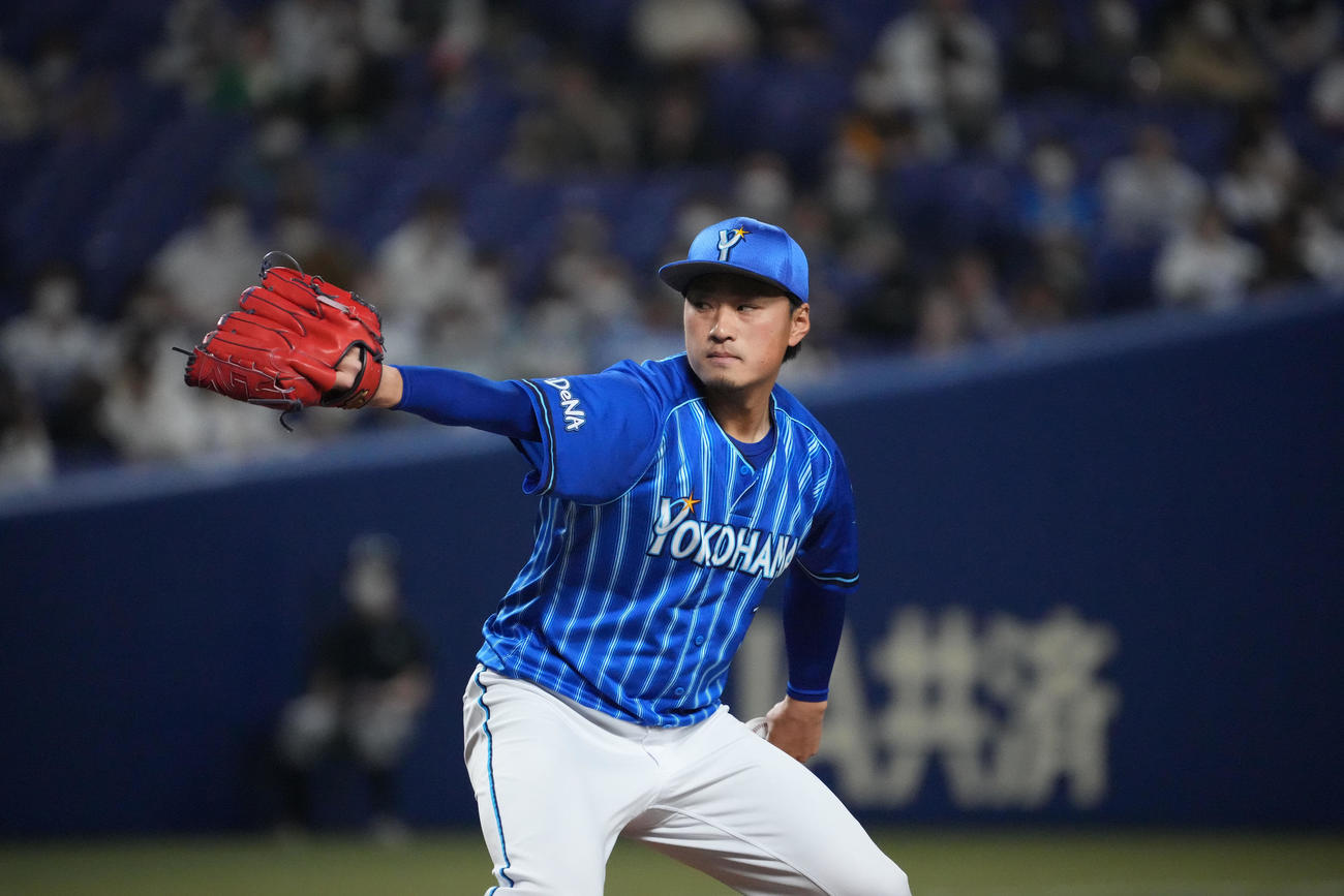 DeNA石田健大（22年3月30日撮影）