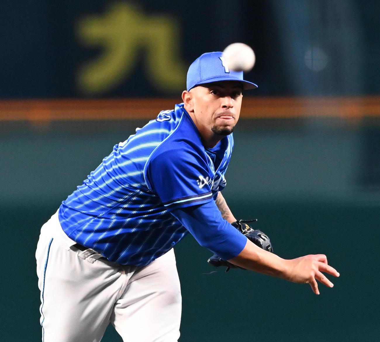 阪神対DeNA DeNA先発のロメロ（撮影・前岡正明）