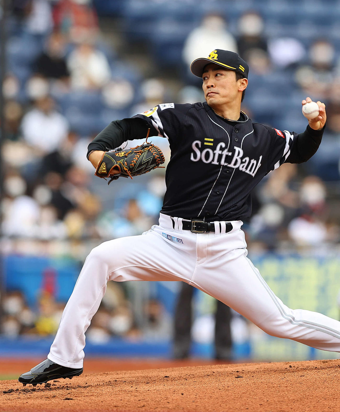 ソフトバンク和田毅（2022年3月30日撮影）
