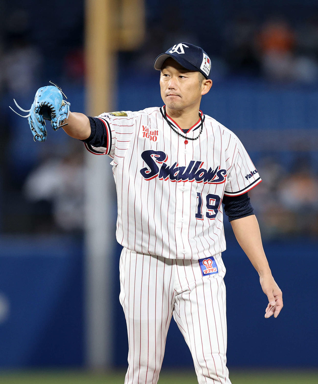 ヤクルト石川雅規（2022年3月30日撮影）