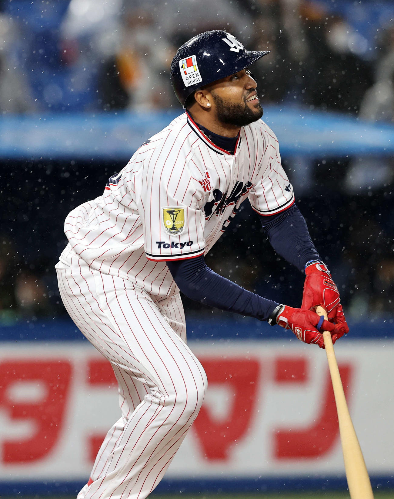 ヤクルト・サンタナ（2022年3月31日撮影）