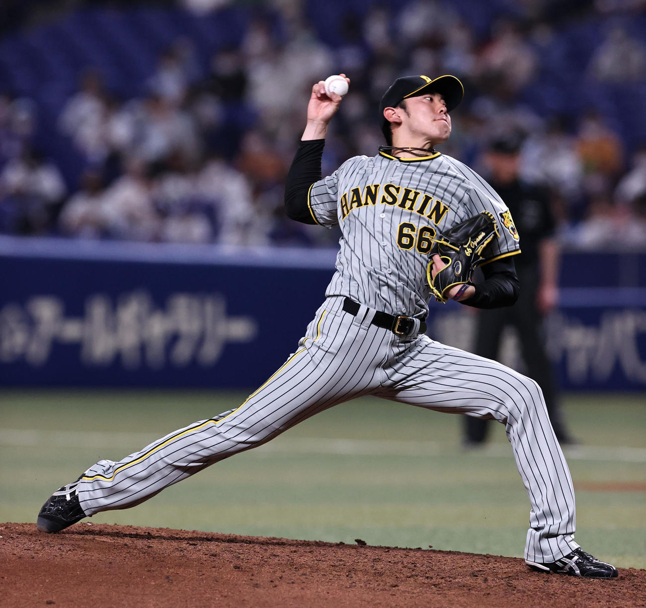 中日対阪神　中日戦に先発する小川（撮影・加藤哉）