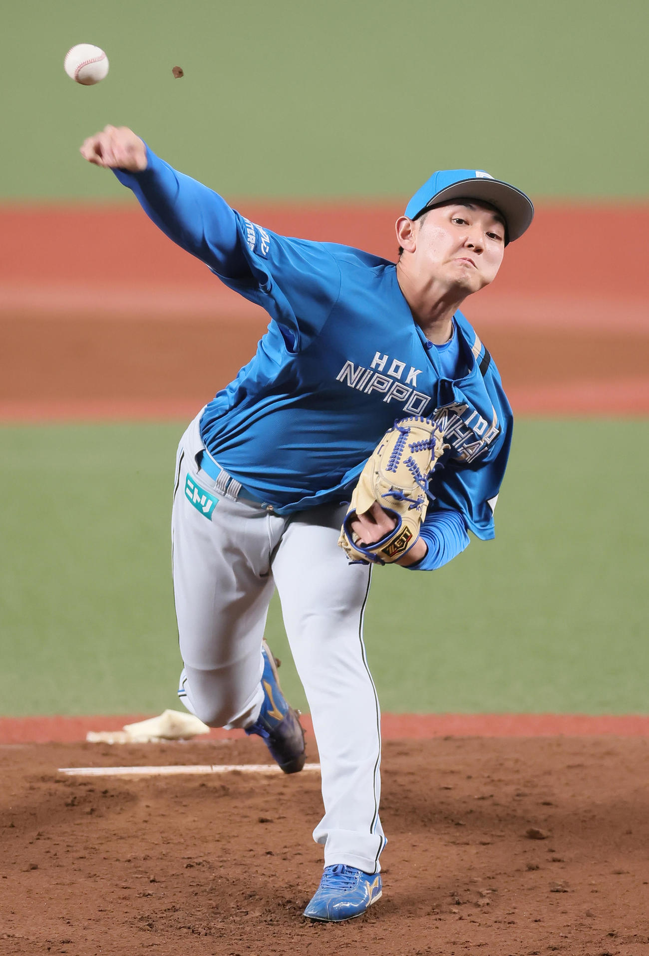 西武対日本ハム　日本ハム先発の立野（撮影・足立雅史）
